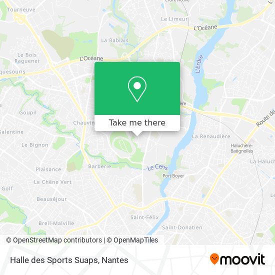 Halle des Sports Suaps map