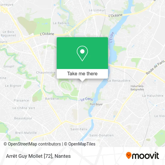 Arrêt Guy Mollet [72] map