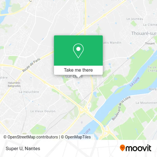 Super U map