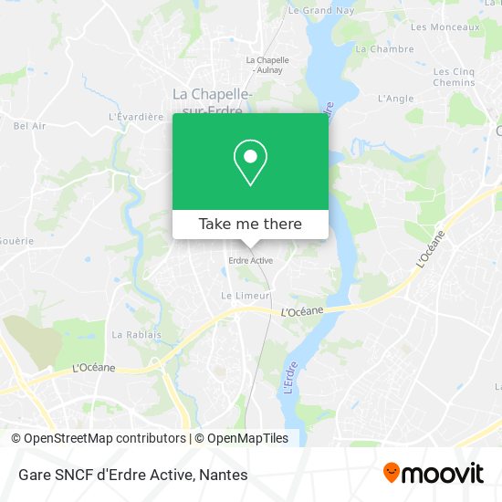 Gare SNCF d'Erdre Active map