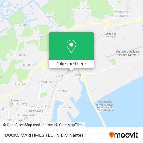 DOCKS MARITIMES TECHNIDIS map