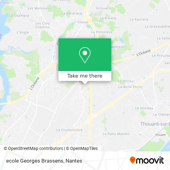 ecole Georges Brassens map