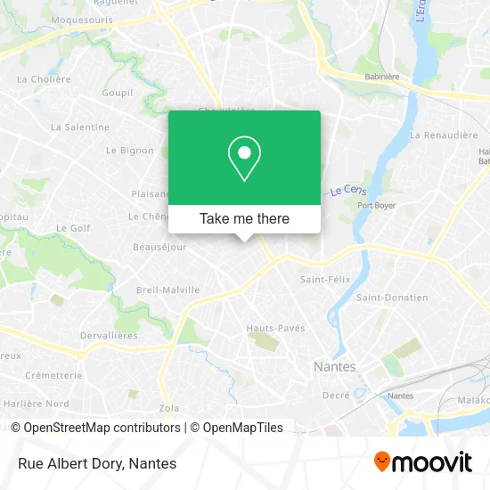 Mapa Rue Albert Dory