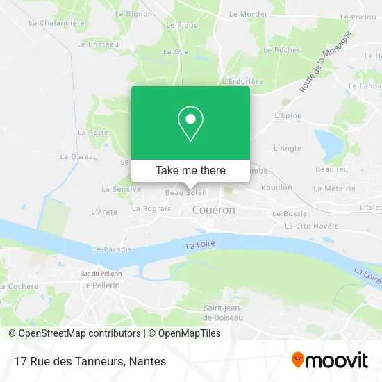 Mapa 17 Rue des Tanneurs