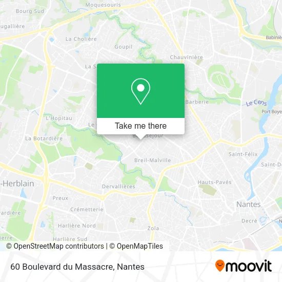Mapa 60 Boulevard du Massacre
