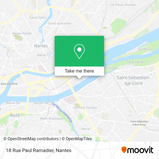 Mapa 18 Rue Paul Ramadier