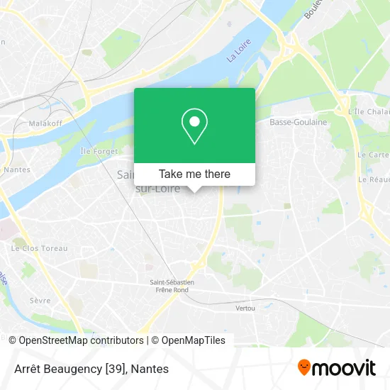 Mapa Arrêt Beaugency [39]