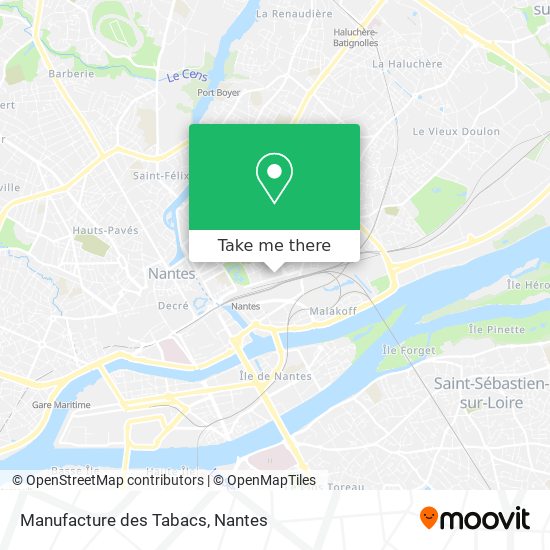 Manufacture des Tabacs map