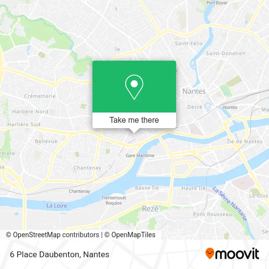 Mapa 6 Place Daubenton