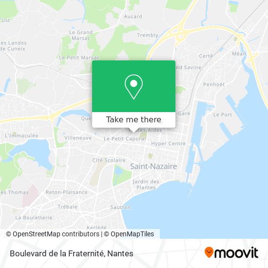 Boulevard de la Fraternité map