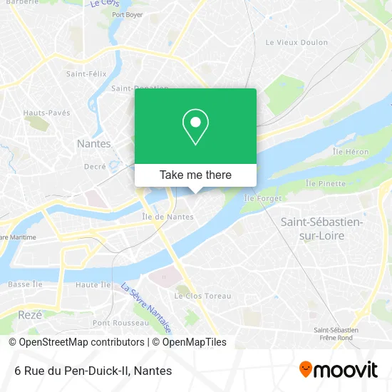 Mapa 6 Rue du Pen-Duick-II