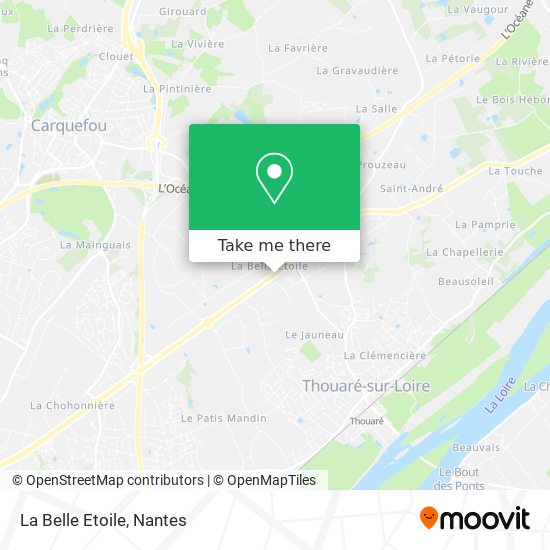 La Belle Etoile map