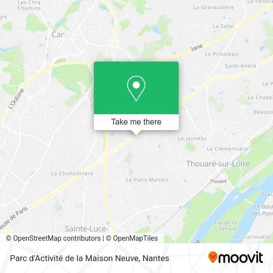 Parc d'Activité de la Maison Neuve map