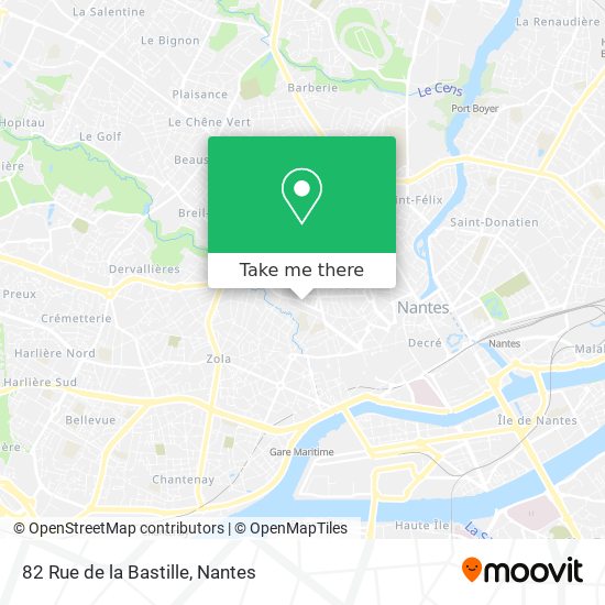 82 Rue de la Bastille map