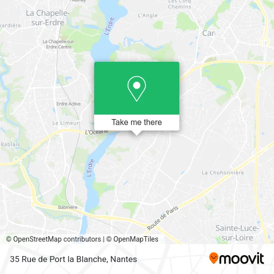 Mapa 35 Rue de Port la Blanche