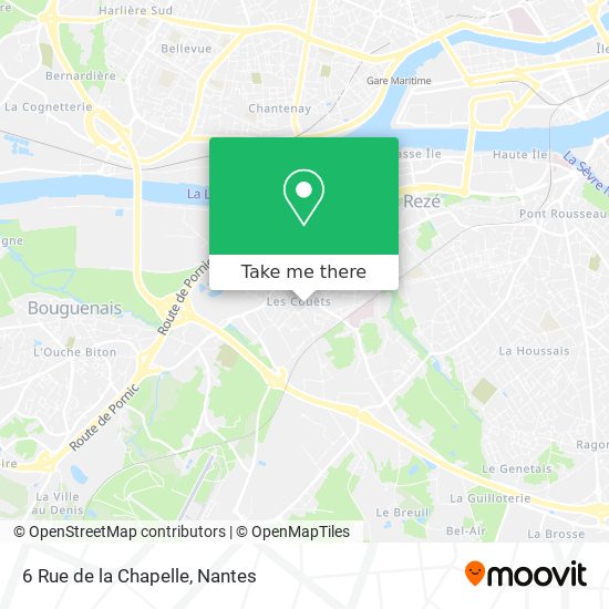 Mapa 6 Rue de la Chapelle