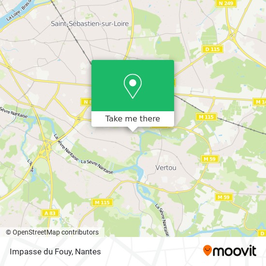 Impasse du Fouy map