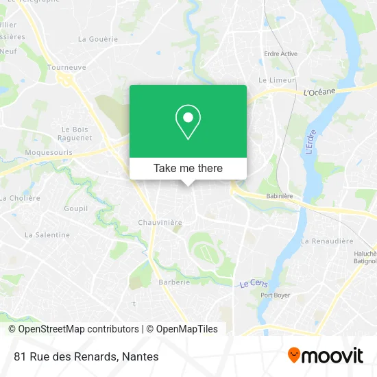 Mapa 81 Rue des Renards