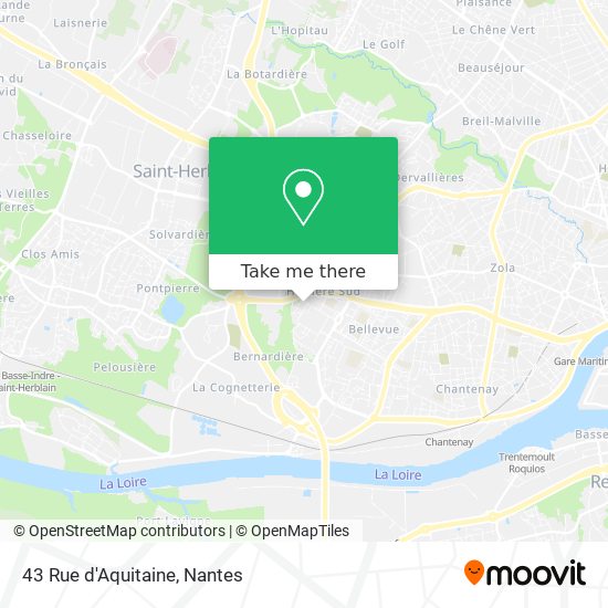 43 Rue d'Aquitaine map