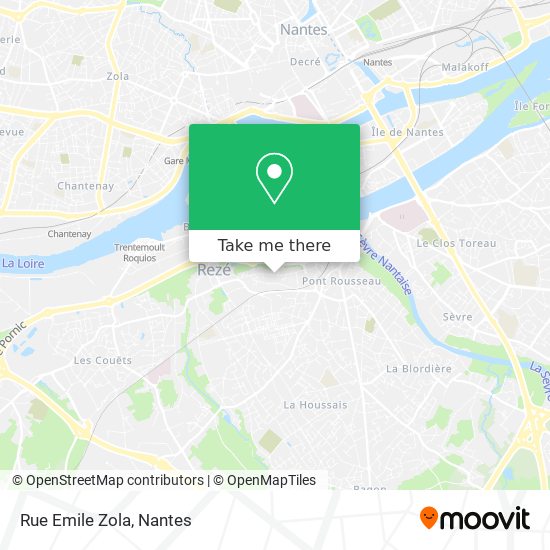 Rue Emile Zola map