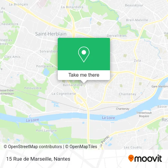 Mapa 15 Rue de Marseille
