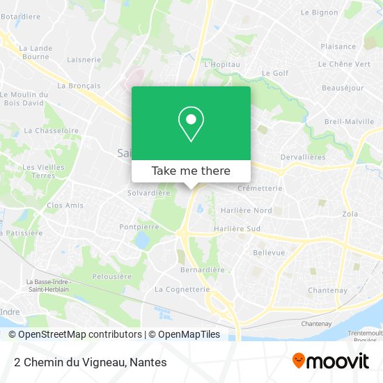 2 Chemin du Vigneau map