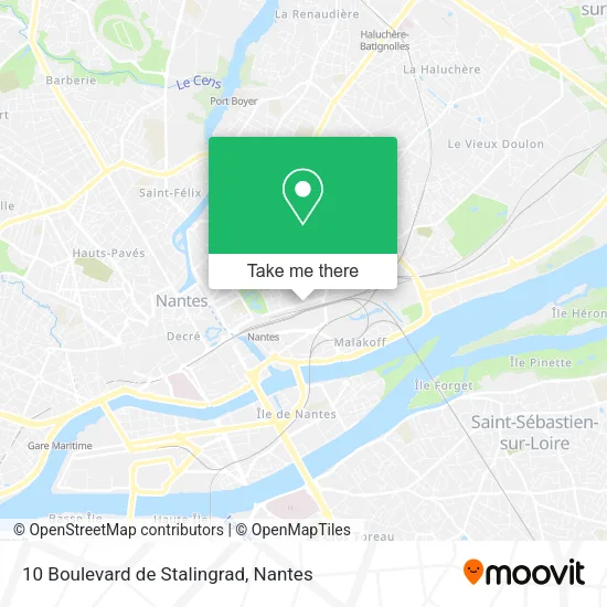 Mapa 10 Boulevard de Stalingrad