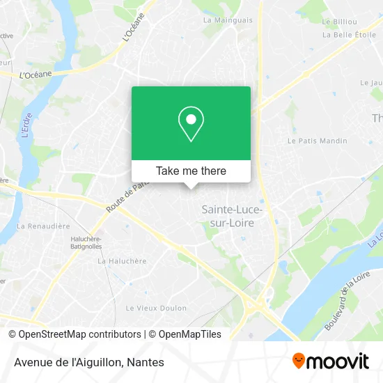 Mapa Avenue de l'Aiguillon