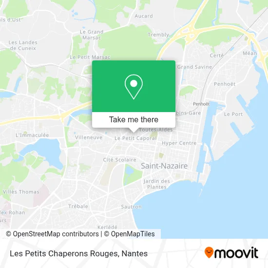 Les Petits Chaperons Rouges map