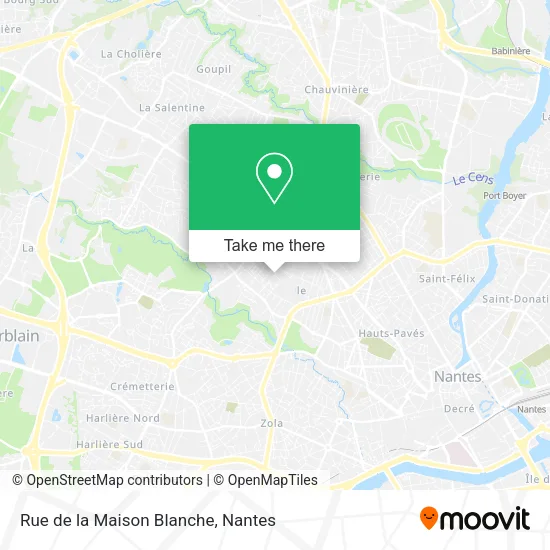 Rue de la Maison Blanche map