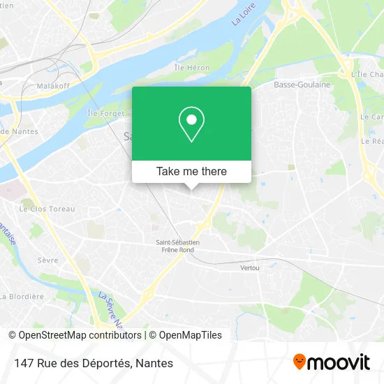 Mapa 147 Rue des Déportés
