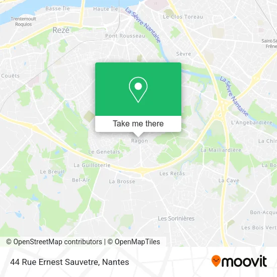 Mapa 44 Rue Ernest Sauvetre