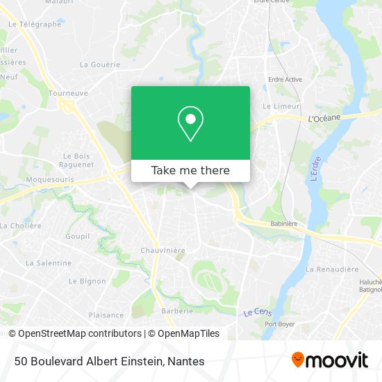 Mapa 50 Boulevard Albert Einstein