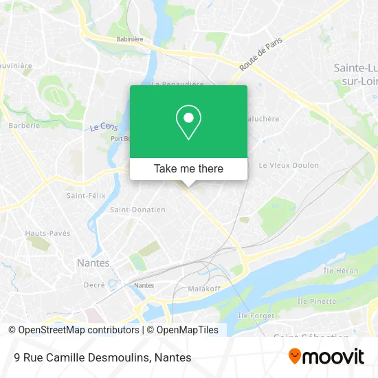 Mapa 9 Rue Camille Desmoulins