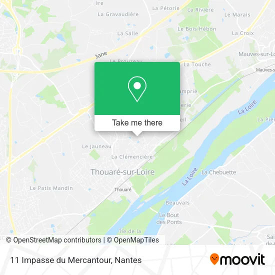 Mapa 11 Impasse du Mercantour
