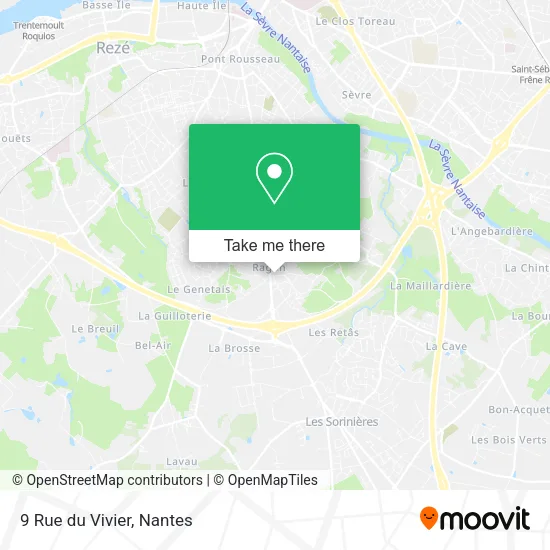 Mapa 9 Rue du Vivier