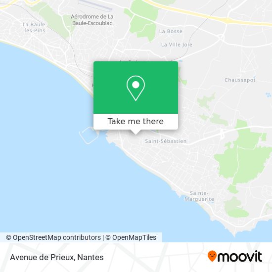 Avenue de Prieux map