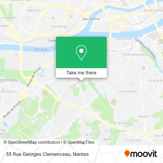 Mapa 55 Rue Georges Clemenceau