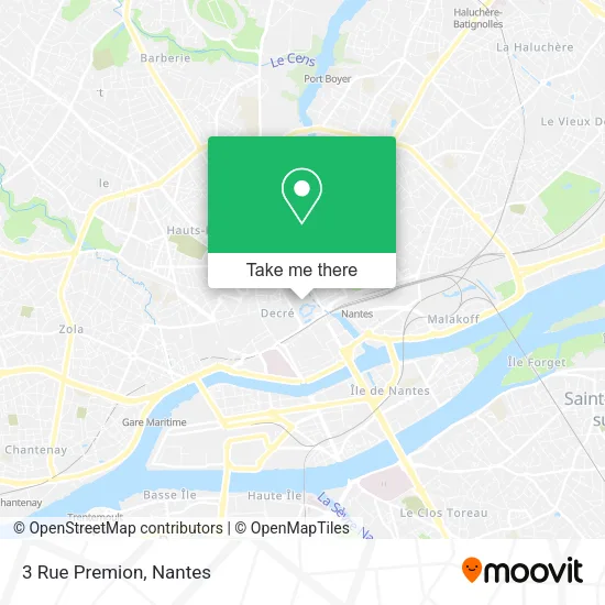 Mapa 3 Rue Premion