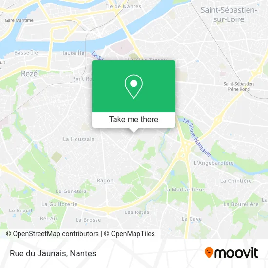 Mapa Rue du Jaunais