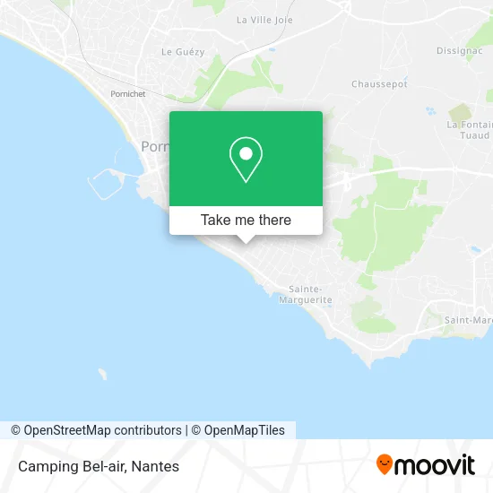 Mapa Camping Bel-air