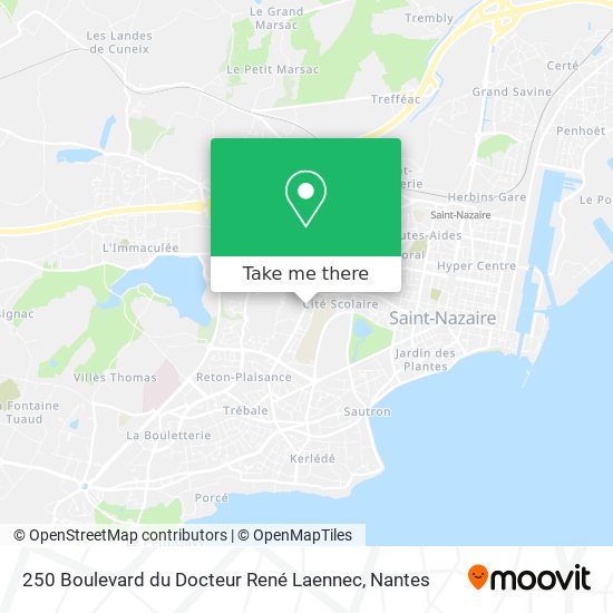 250 Boulevard du Docteur René Laennec map