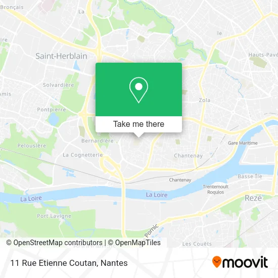 Mapa 11 Rue Etienne Coutan