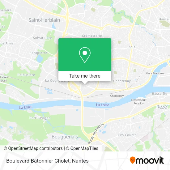 Boulevard Bâtonnier Cholet map