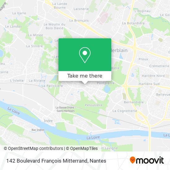 142 Boulevard François Mitterrand map