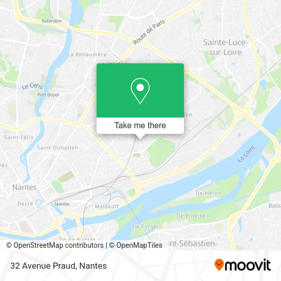 32 Avenue Praud map