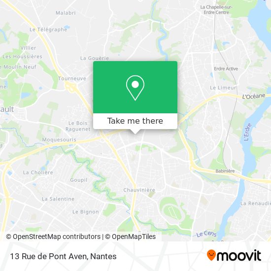 13 Rue de Pont Aven map
