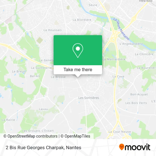 2 Bis Rue Georges Charpak map