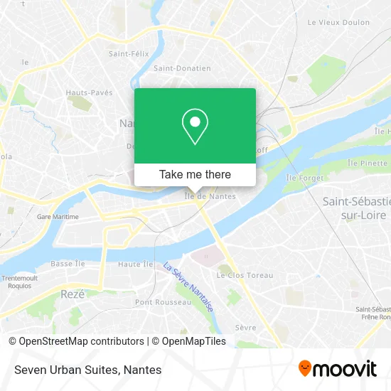 Seven Urban Suites map