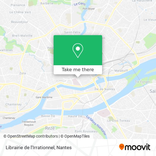 Mapa Librairie de l'Irrationnel